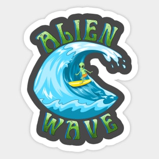 27AlienWave Sticker